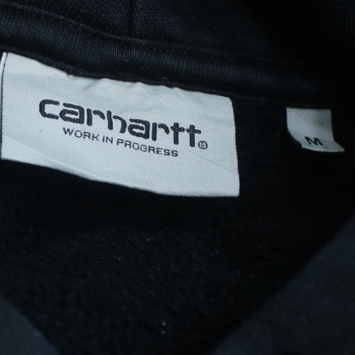 Carhartt WIP Womens Black Medium Pullover Hoodie Sweatshirt