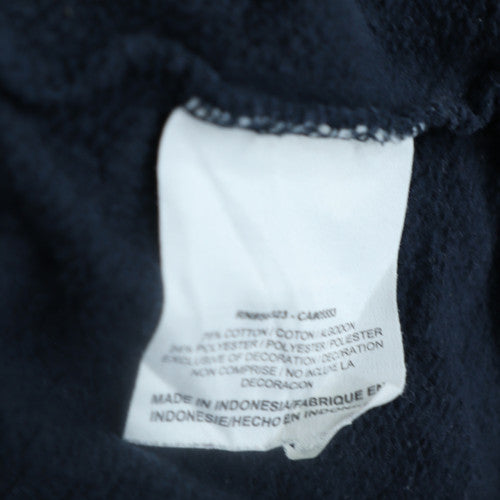 Nike Men's Blue Full Zip Hoodie 2XL Fleece Lined Sportswear
