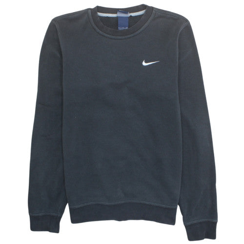 Nike Men's Black Small Pullover Sweatshirt Crew Neck Fleece