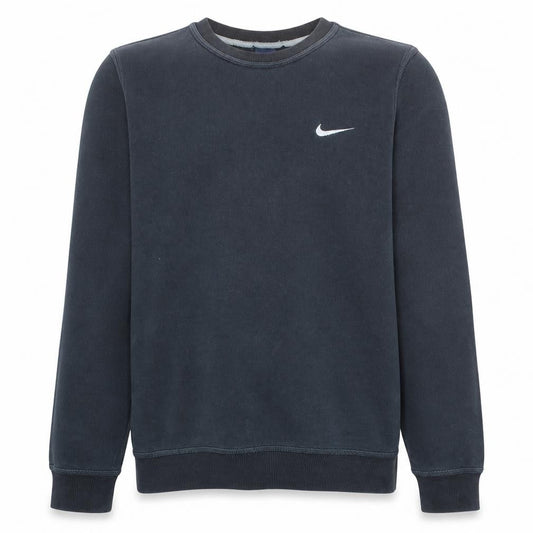 Nike Men's Black Small Pullover Sweatshirt Crew Neck Fleece