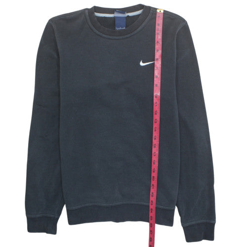 Nike Men's Black Small Pullover Sweatshirt Crew Neck Fleece