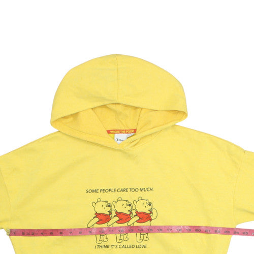 Primark Women Yellow Winnie the Pooh Pullover Hoodie Size 10-12