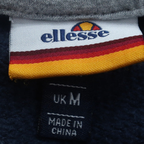 Ellesse Men’s Blue Full Zip Hoodie M Classic Sports Style