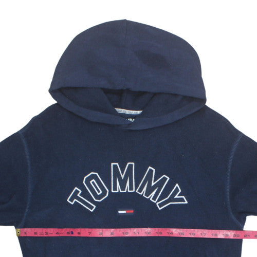 Tommy Jeans Men’s Blue Pullover Hoodie Size S Embroidered Logo