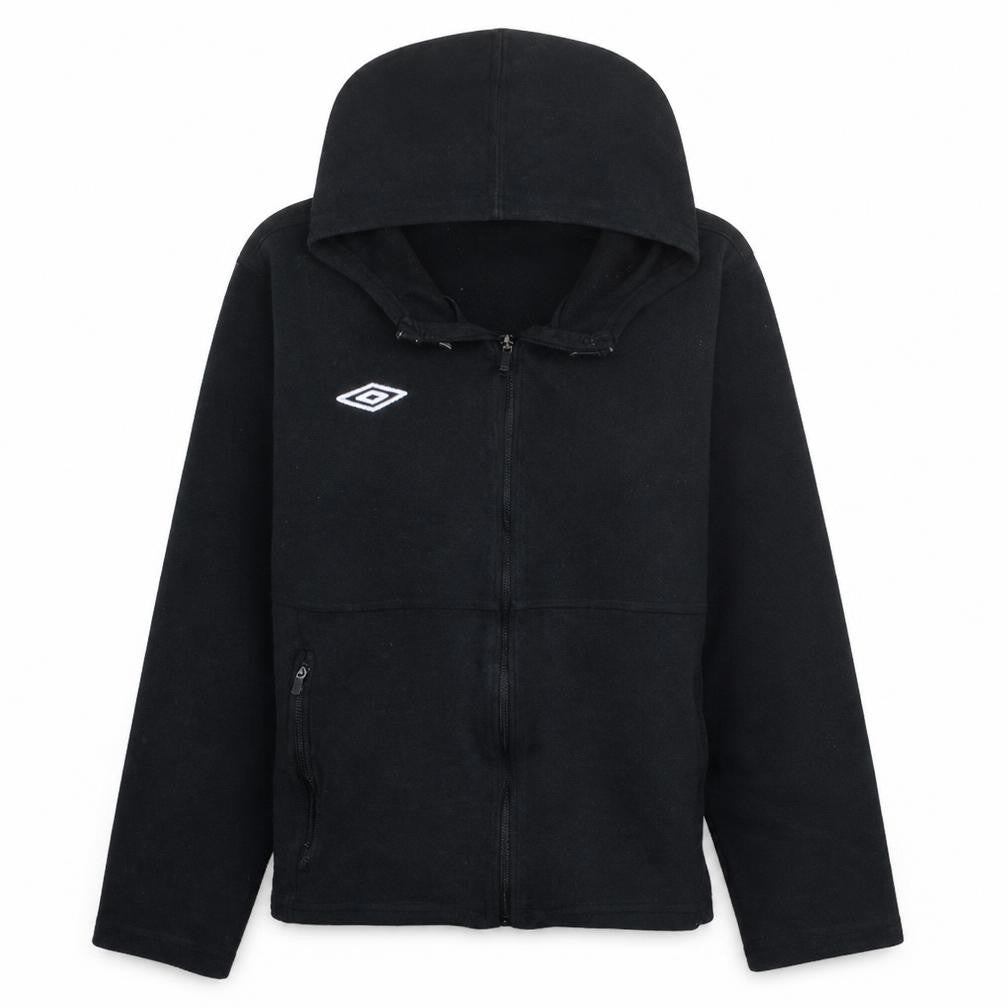 Umbro Men's Black Full Zip Fleece Hoodie Size M
