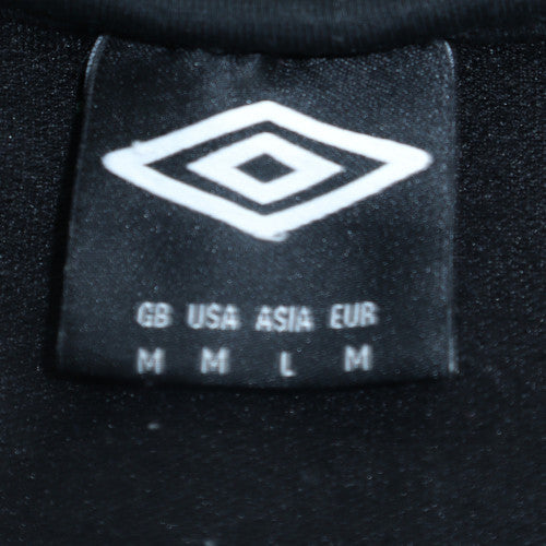 Umbro Men's Black Full Zip Fleece Hoodie Size M