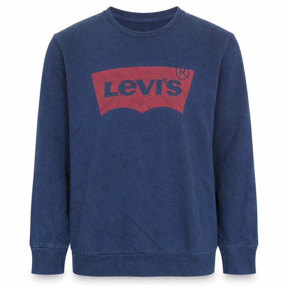 Levi's Men's Blue XL Pullover Logo Sweatshirt Regular Fit