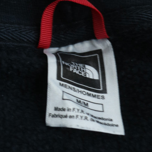 The North Face Men's Black Pullover Hoodie M Regular Fit Cotton