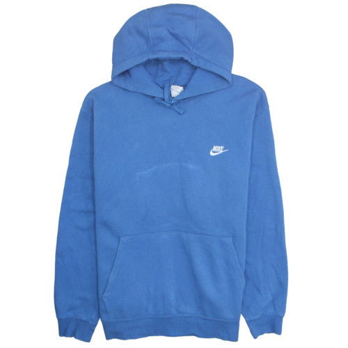 Nike Men's Blue 2XL Pullover Hoodie Fleece Logo Sweatshirt