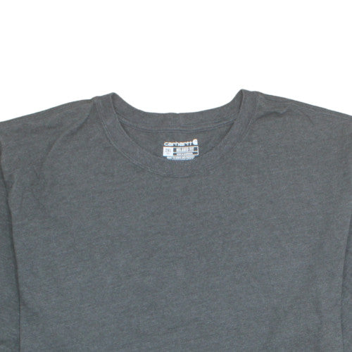Carhartt Men's Grey 2XLT Relaxed Fit Short Sleeve Crew Neck T-Shirt