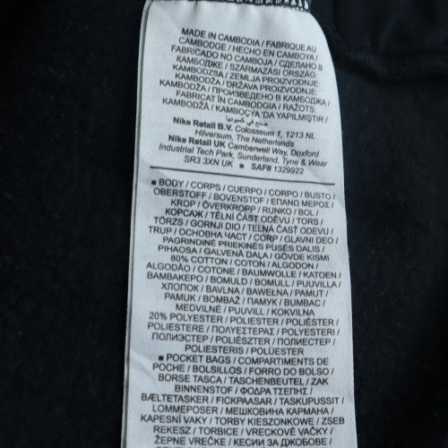 Nike Men's Black M 1/2 Zip Fleece Sweatshirt Regular Fit