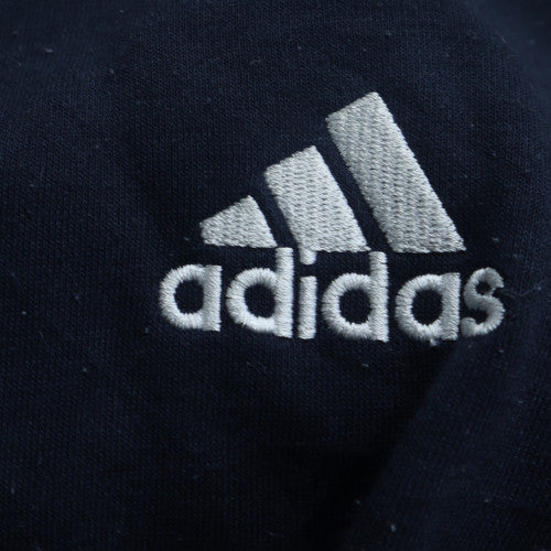 Adidas Men's Blue 2XL Full Zip Hoodie Fleece Sportswear