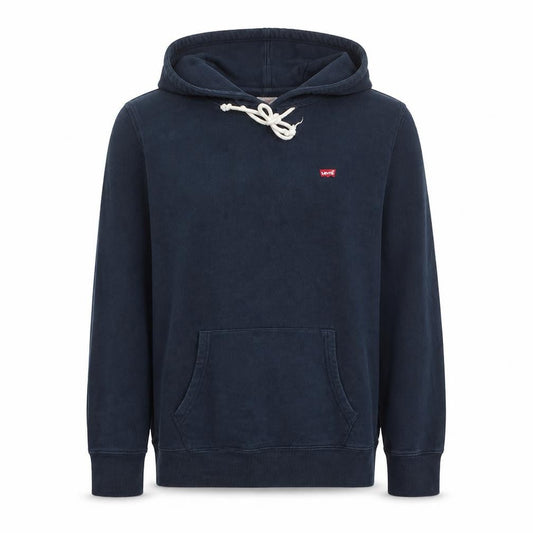 Levi's Men's Black Pullover Hoodie Size M Regular Fit Fleece