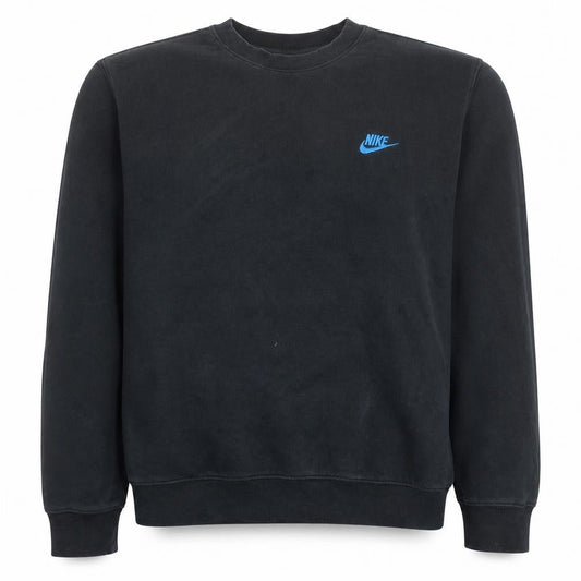 Nike Men's Black M Pullover Crew Neck Fleece Sweatshirt