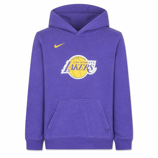 Nike Boys Purple Los Angeles Lakers Pullover Hoodie Size 14/16 L