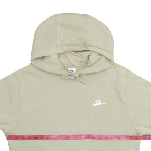 Nike Men's Beige Pullover Hoodie Small Regular Fit Fleece