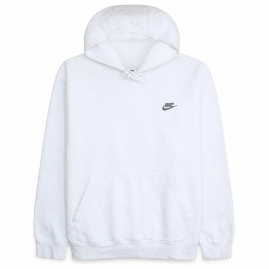 Nike Men's White Pullover Hoodie XL Fleece Sportswear