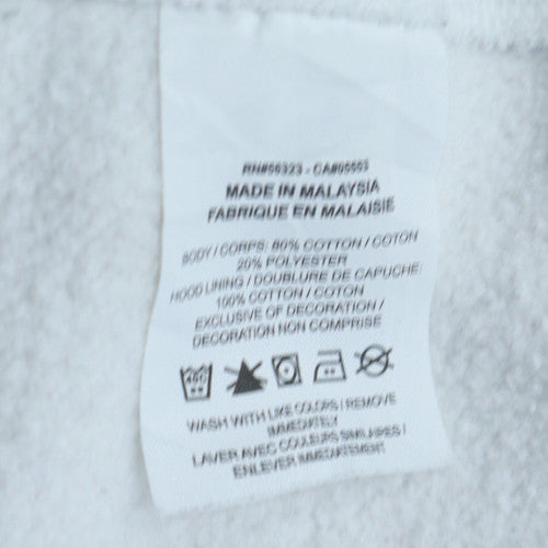 Nike Men's White Pullover Hoodie XL Fleece Sportswear