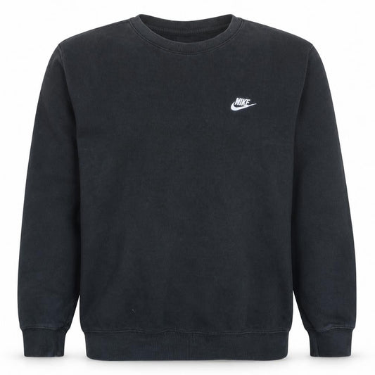 Nike Men Black XL Pullover Sweatshirt Crew Neck Fleece