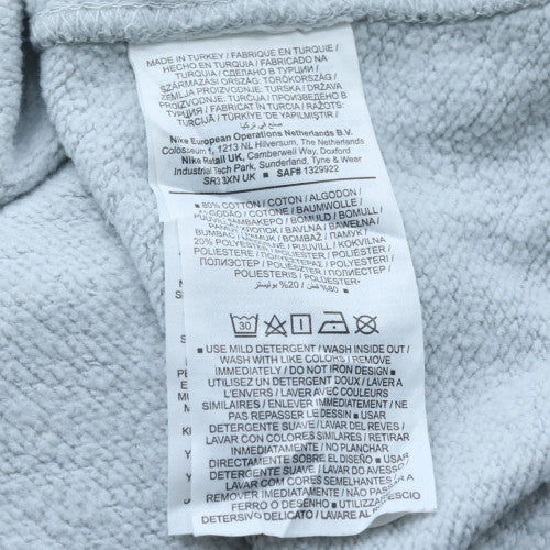 Nike Womens Blue XL Pullover Sweatshirt Crew Neck Logo Print