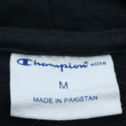Champion Men's Black Pullover Hoodie Medium Regular Fit
