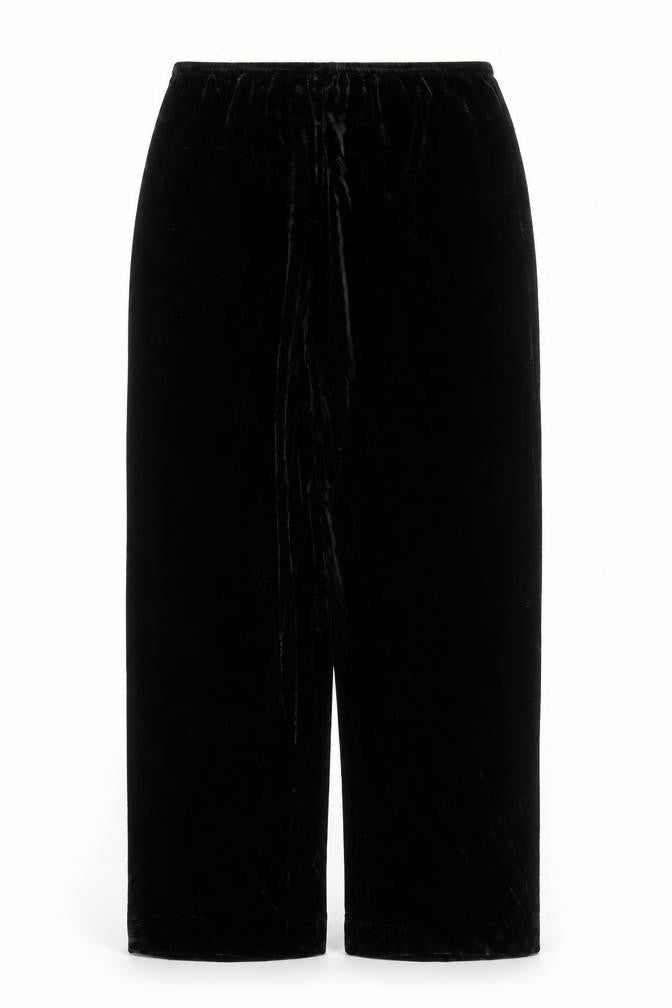 Ronni Nicole Women’s Black Velvet Stretch Trousers Size M