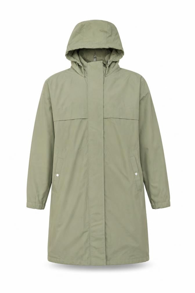 Marks and Spencer Men's Green M Hooded Rain Coat Water Resistant
