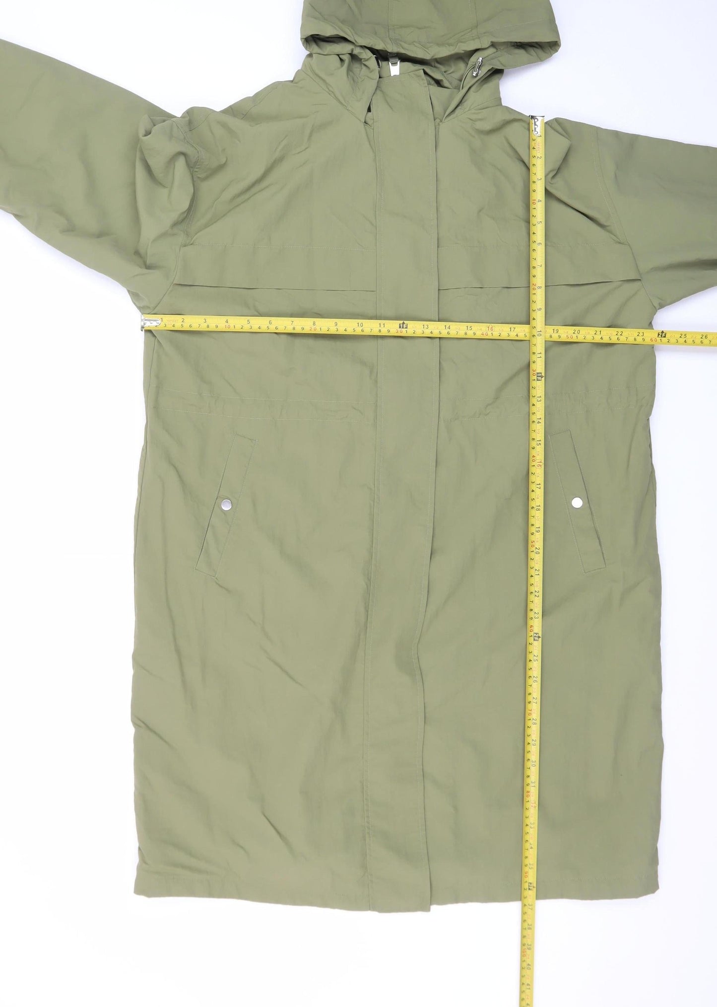Marks and Spencer Men's Green M Hooded Rain Coat Water Resistant