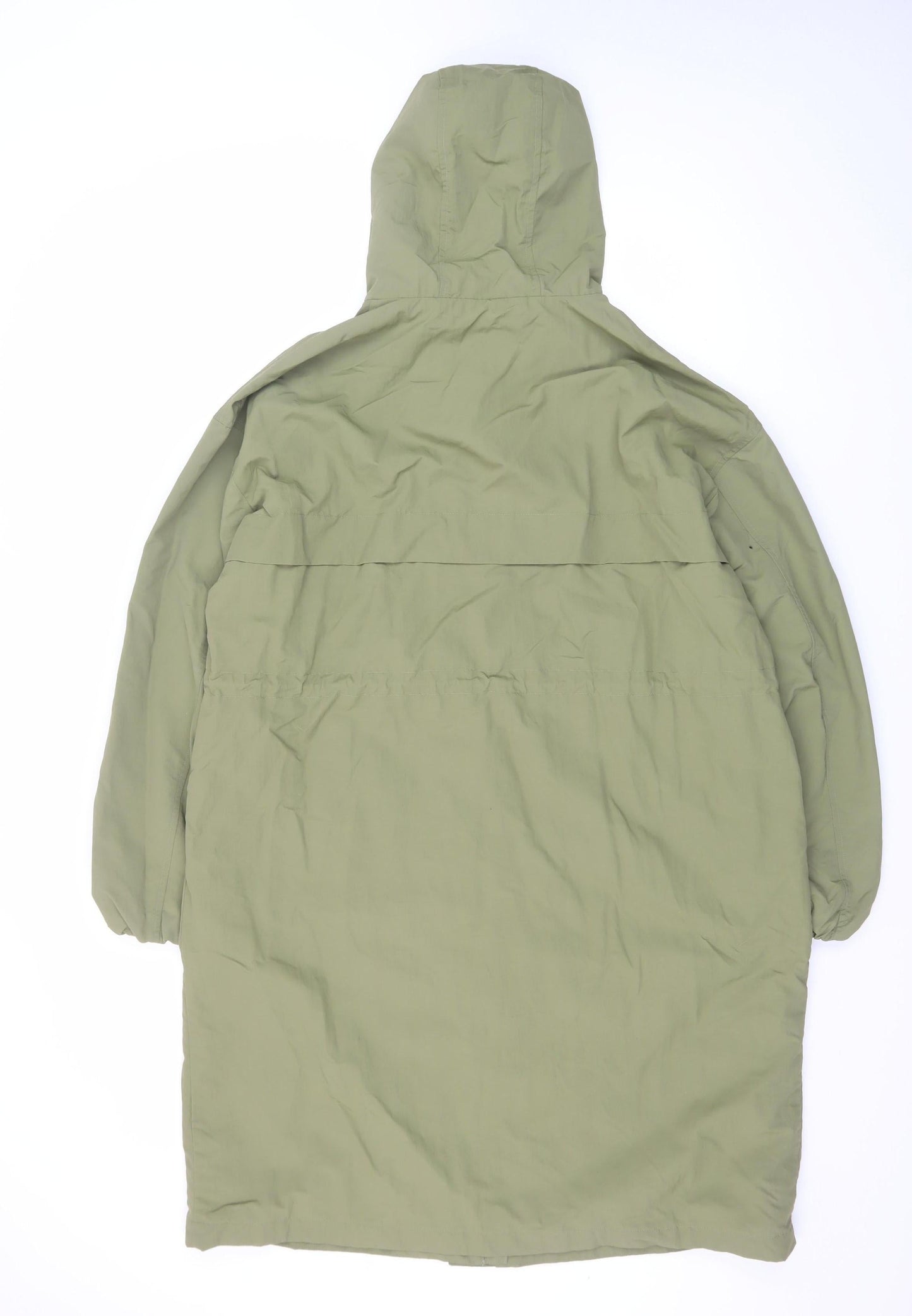 Marks and Spencer Men's Green M Hooded Rain Coat Water Resistant