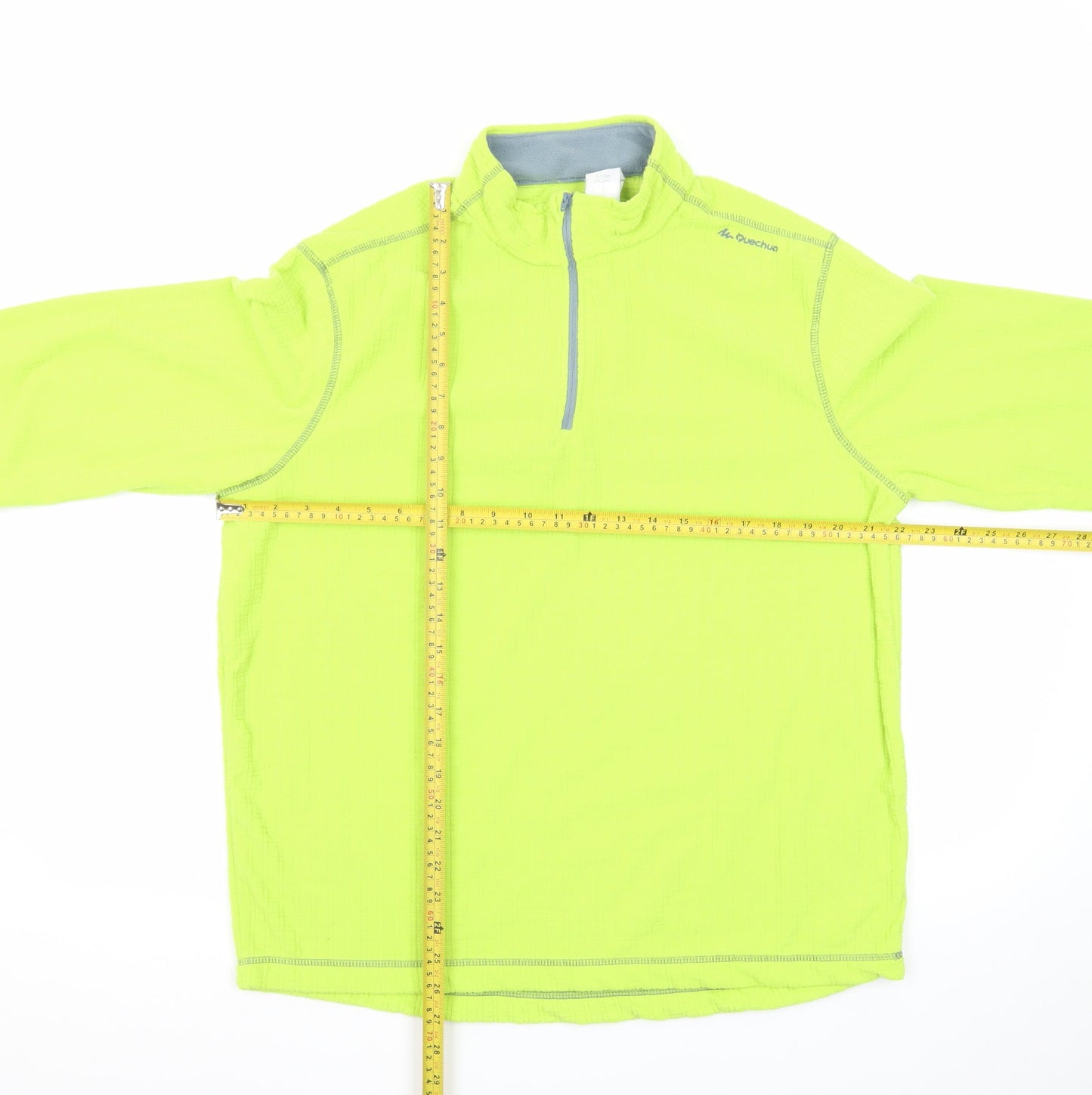 Decathlon Men’s Green XL Fleece 1/4 Zip Lightweight Outdoor Jacket