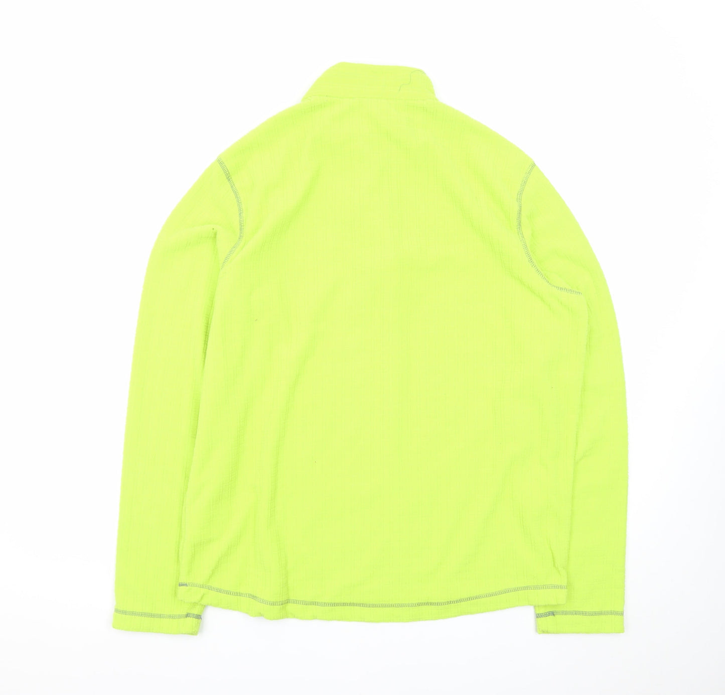 Decathlon Men’s Green XL Fleece 1/4 Zip Lightweight Outdoor Jacket