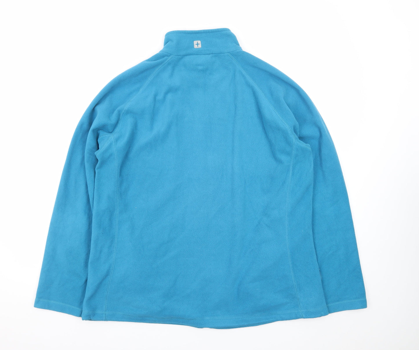 Mountain Warehouse Women Blue Fleece Full Zip Hoodie UK 18
