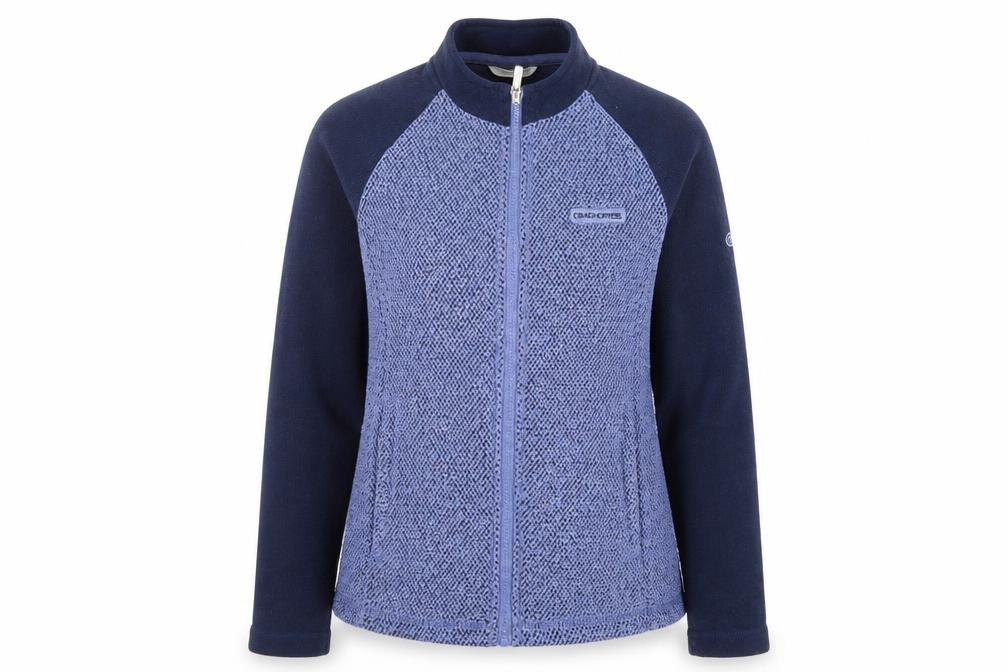 Craghoppers Women's Blue Full Zip Fleece Jacket UK 8