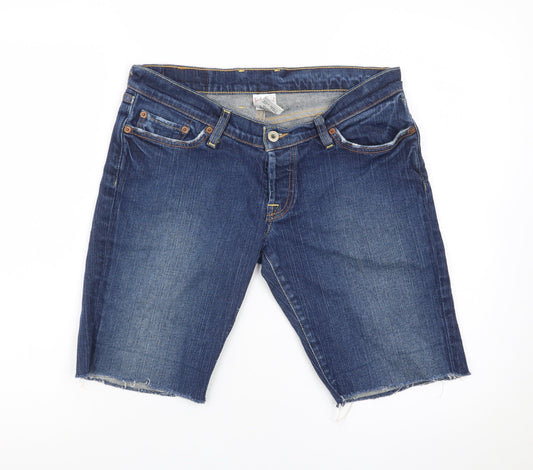 Lucky Brand Women's Blue Denim Cut-Off Shorts Size 10 Regular
