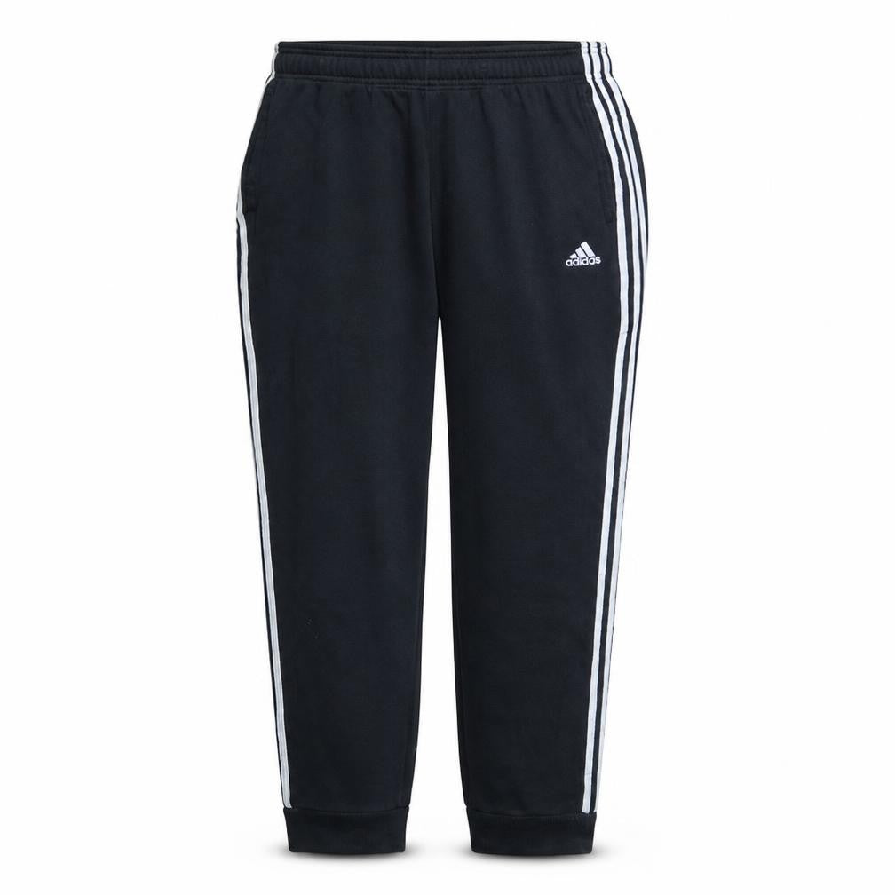 Adidas Men Black XL Jogger Fleece Sweatpants Regular Fit