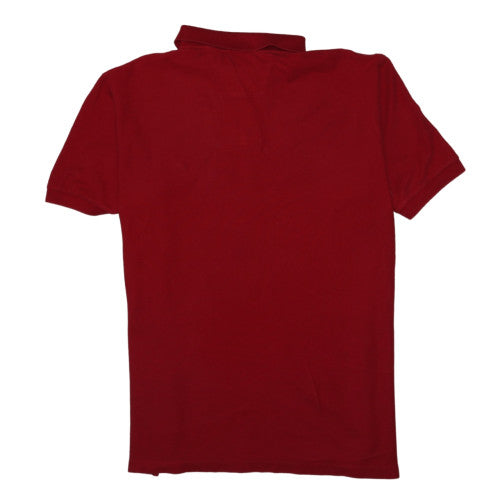 Nautica Men's Red Cotton Short Sleeve Polo Shirt XL