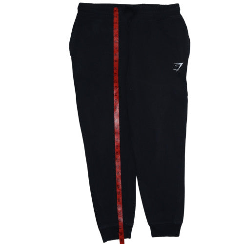 Gymshark Men Black M Jogger Sweatpants Cotton Blend Activewear