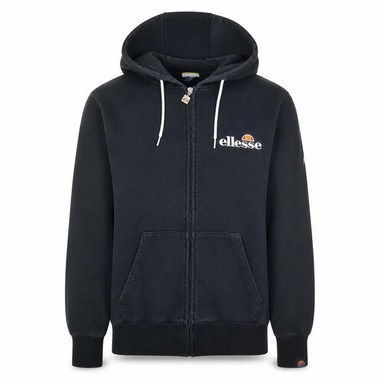Ellesse Men’s Black Full Zip Hoodie Size S Logo Sportswear