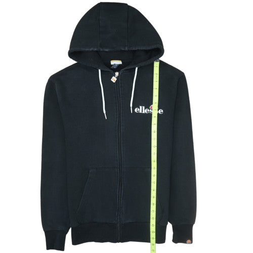 Ellesse Men’s Black Full Zip Hoodie Size S Logo Sportswear