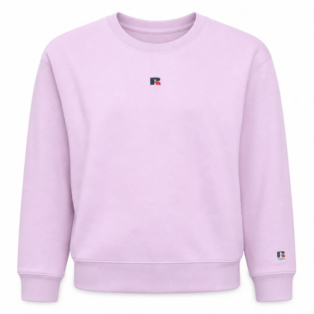 Russell Athletic Women’s Pink Crew Neck Sweatshirt Size 12 Cotton Blend