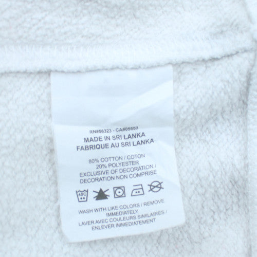 Nike Men's White Crew Neck Pullover Sweatshirt Size M