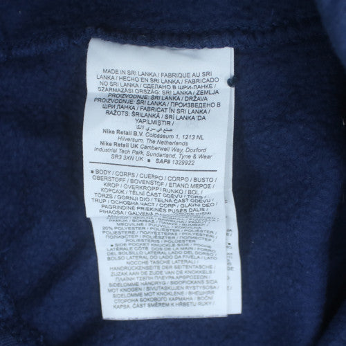 Nike Men's Blue Jogger Trousers XS Fleece Regular Fit Activewear
