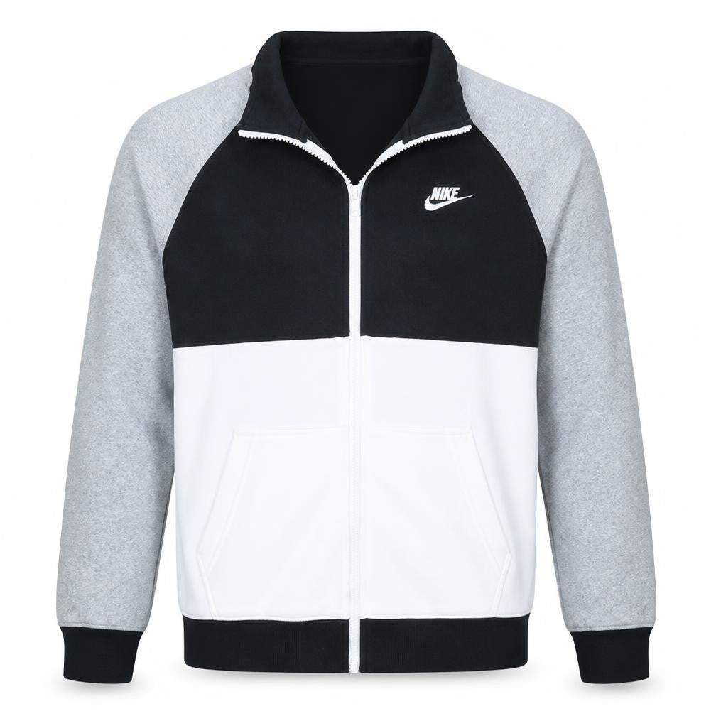 Nike Men's Black Full Zip Fleece Sweatshirt Size M