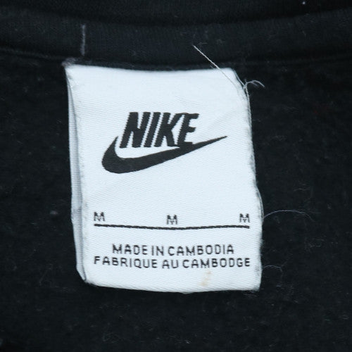 Nike Men's Black Full Zip Fleece Sweatshirt Size M