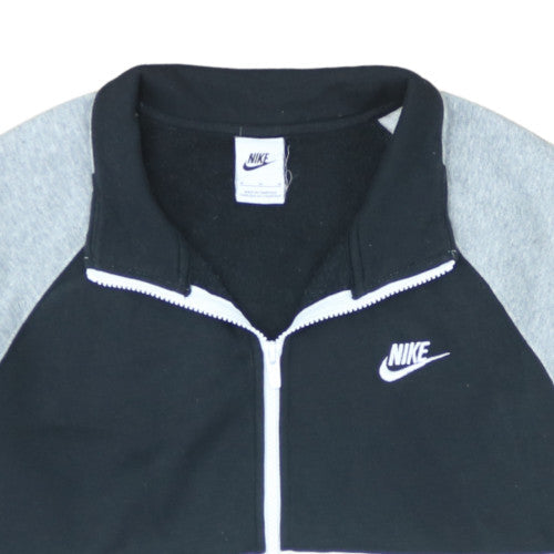 Nike Men's Black Full Zip Fleece Sweatshirt Size M