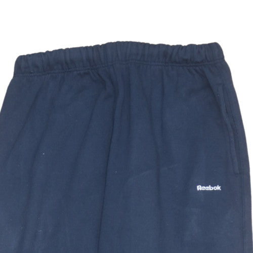 Reebok Boys Blue Fleece Sweatpants Elastic Waist Activewear Trousers 10 Years