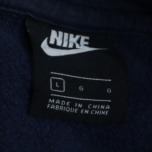 Nike Men's Blue Pullover Hoodie Size L Regular Fleece