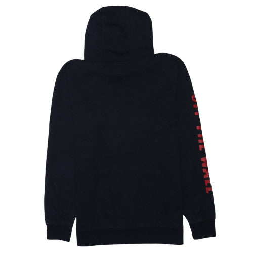 Vans Men Black Hoodie Pullover Medium SE Bikes Graphic Fleece