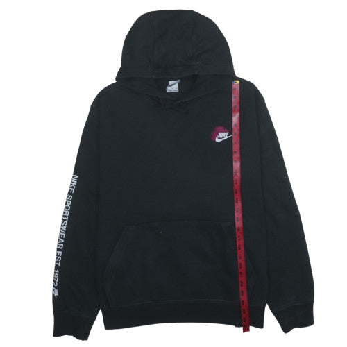 Nike Womens Black XL Pullover Hoodie Sweatshirt Graphic Logo