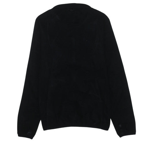 The North Face Womens Black Fleece Full Zip Jacket Size M